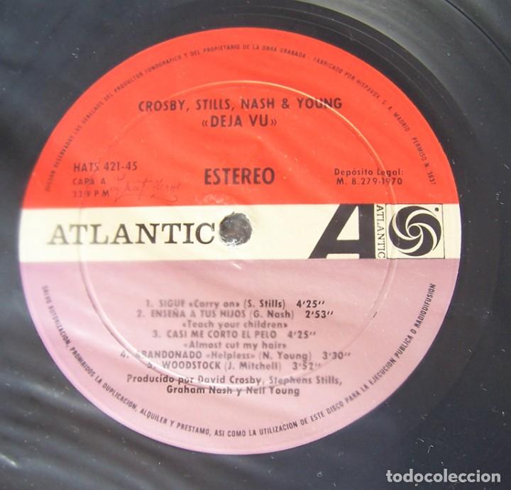 Discos de vinilo: CROSBY, STILL, NASH & YOUNG - DEJA VU LP - Foto 5