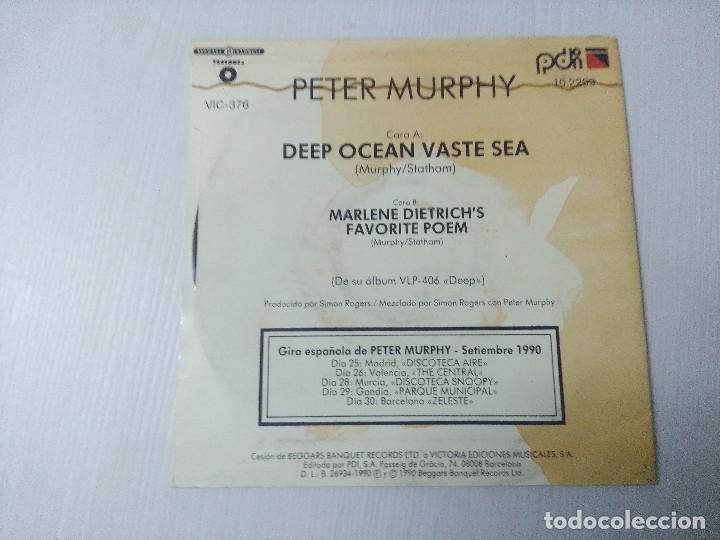 Discos de vinilo: PETER MURPHY/DEEP/SINGLE. - Foto 3
