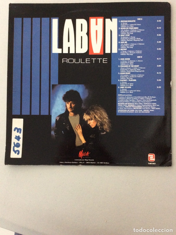 Discos de vinilo: Laban. Roulette. - Foto 2