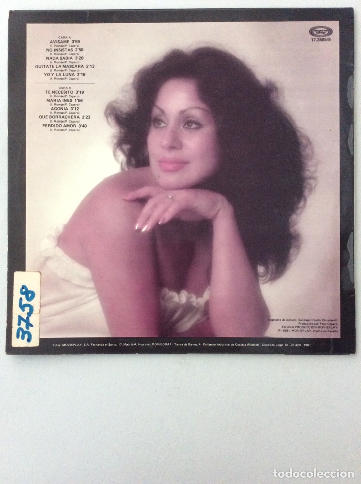 Discos de vinilo: Carmeta. Av&iacute;same. - Foto 2