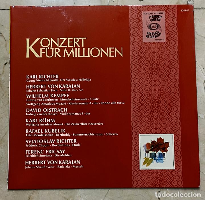 Vinyl records: LP KONZERT F&Uuml;R MILLIONEN - FERNSEH LOTTERIE