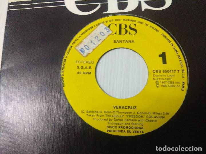 Discos de vinilo: SANTANA/VERACRUZ/SINGLE PROMOCIONAL. - Foto 2