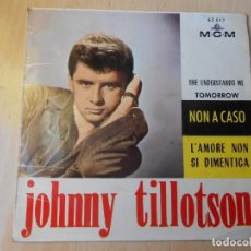 Discos de vinil: JOHNNY TILLOTSON, EP, NON A CASO + 3, AÑO 1965. Lote 312949728