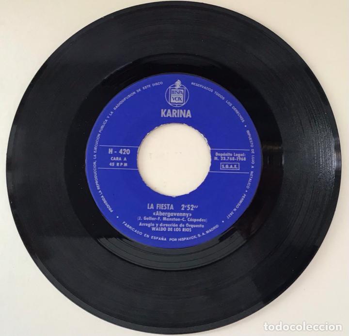 Discos de vinilo: KARINA, LA FIESTA/LAS FLECHAS DEL AMOR - Foto 3