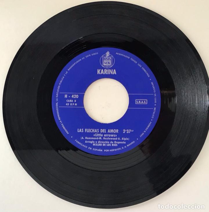 Discos de vinilo: KARINA, LA FIESTA/LAS FLECHAS DEL AMOR - Foto 4