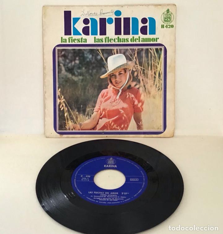 Discos de vinilo: KARINA, LA FIESTA/LAS FLECHAS DEL AMOR - Foto 1