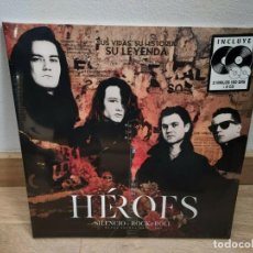 Discos de vinilo: HEROES DEL SILENCIO - 2 LP +2 CD SILENCIO Y ROCK & ROLL - NETFLIX NUEVO PRECINTADO. Lote 363291995