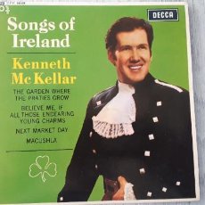 Discos de vinilo: KENNETH MCKELLAR – THE SONGS OF IRELAND SELLO:DECCA – DFE 6659, DECCA – DFE.6659 FORMATO:VINILO, 7”