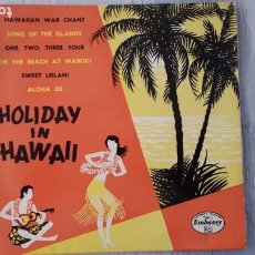 Discos de vinilo: THE HAWAIIAN ISLANDERS – HOLIDAY IN HAWAII SELLO:EMBASSY – WEP 1023 FORMATO:VINILO, 7”, 45 RPM, EP