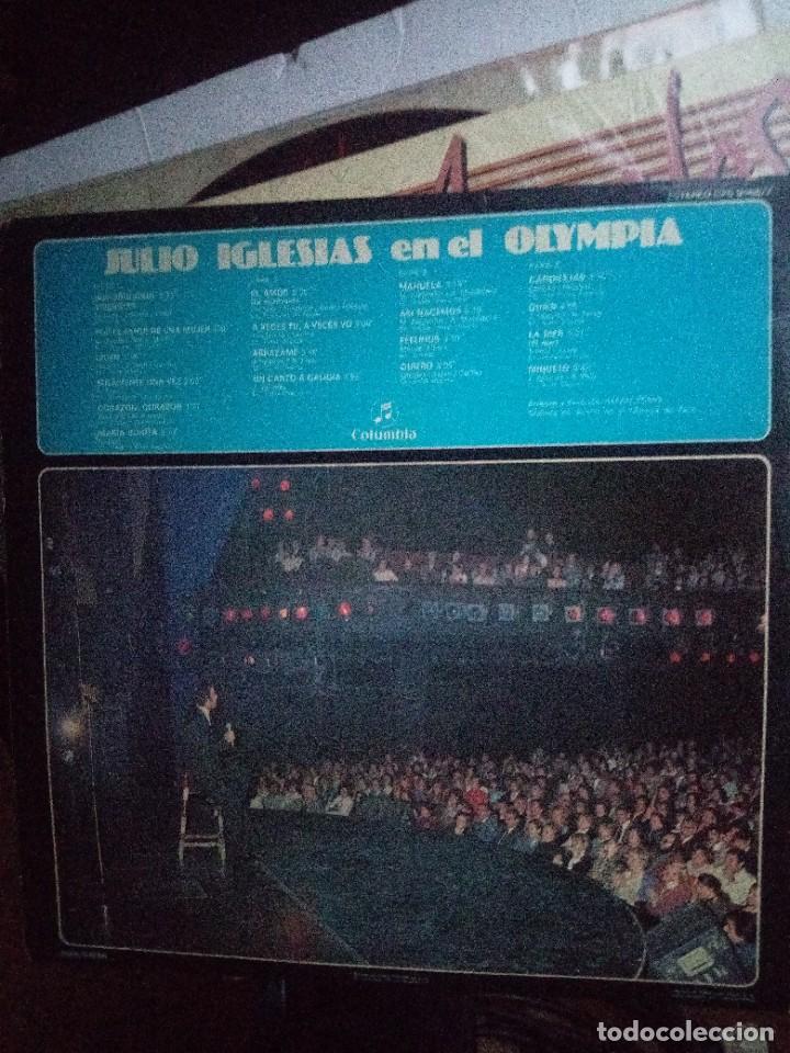 Discos de vinilo: julio iglesias olympia 2 lps gatefold - Foto 3