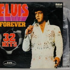 Discos de vinilo: 2 LP. ELVIS FOREVER 32 HITS