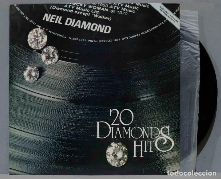 Discos de vinilo: LP. NEIL DIAMOND. 20 DIAMOND HITS - Foto 1