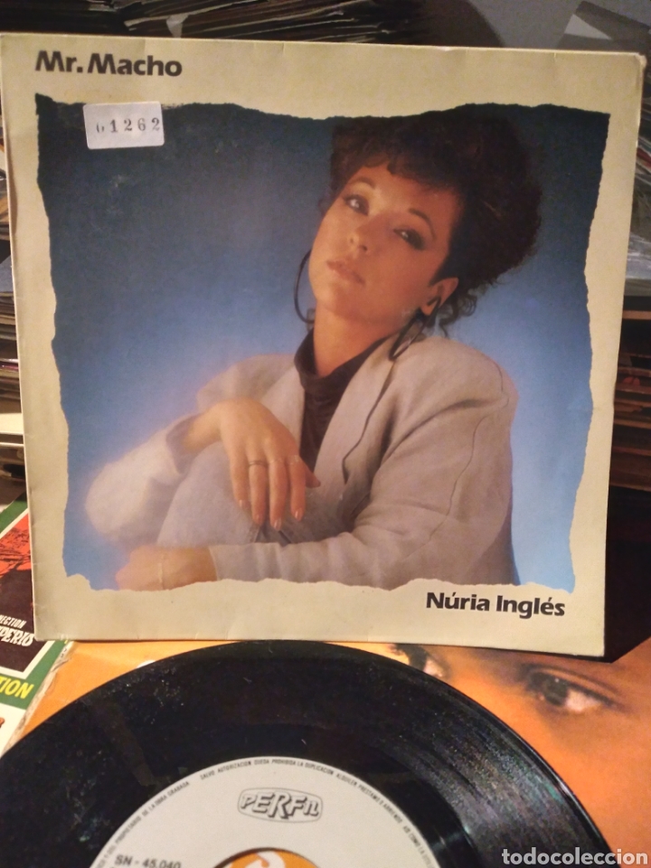 Discos de vinilo: Vinilo Single- NURIA INGLES &rdquo;MR. MACHO&rdquo; ES.87 - Foto 1