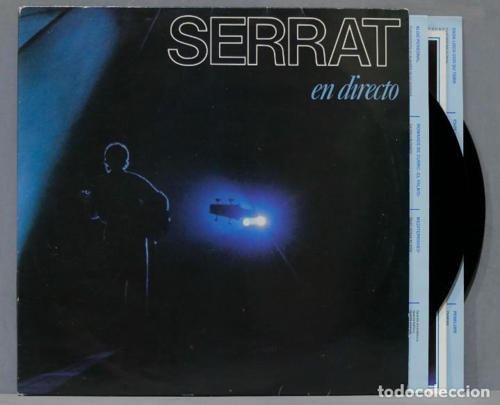 Discos de vinilo: 2 LP. SERRAT. EN DIRECTO - Foto 1