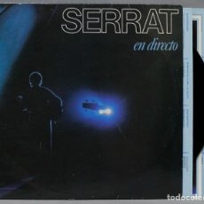 Discos de vinilo: 2 LP. SERRAT. EN DIRECTO. Lote 313019203