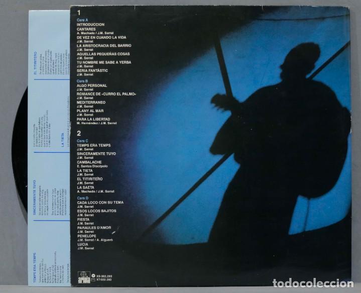 Discos de vinilo: 2 LP. SERRAT. EN DIRECTO - Foto 2