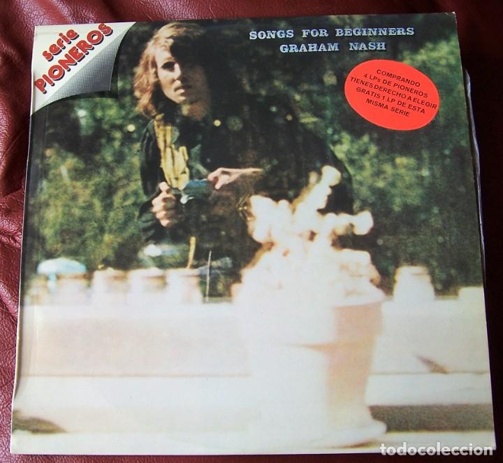 Discos de vinilo: GRAHAM NASH - SONGS FOR BEGINNERS LP - Foto 1
