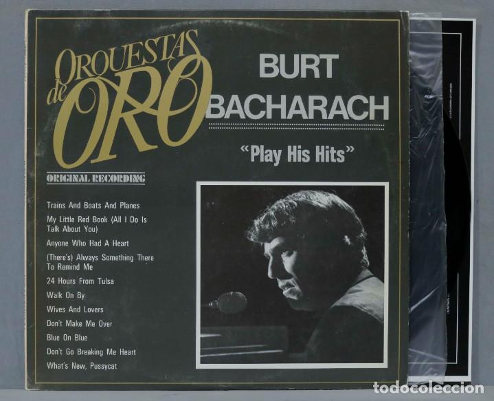 Discos de vinilo: LP. Burt Bacharach. Plays His Hits - Foto 1