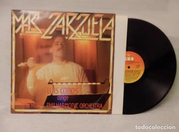 Discos de vinilo: LUIS COBOS - MAS ZARZUELA (VINILO) - Foto 1