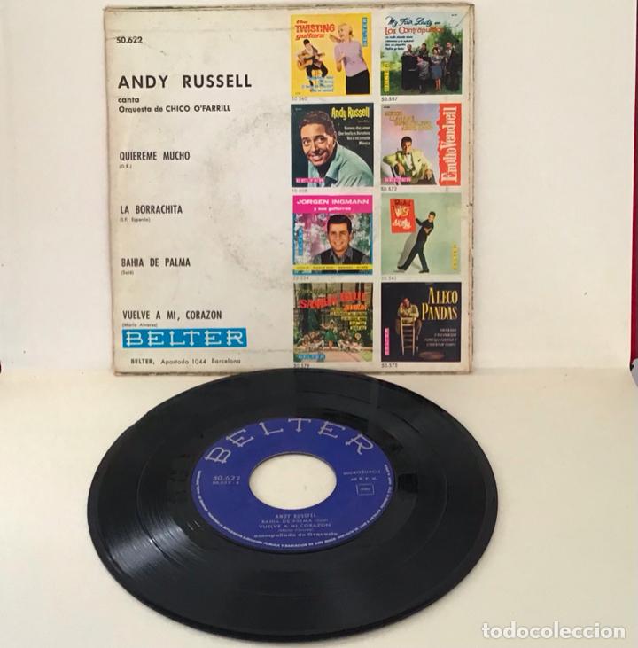 Discos de vinilo: ANDY RUSSELL, TEMA BAH&Iacute;A DE PALMA - Foto 2