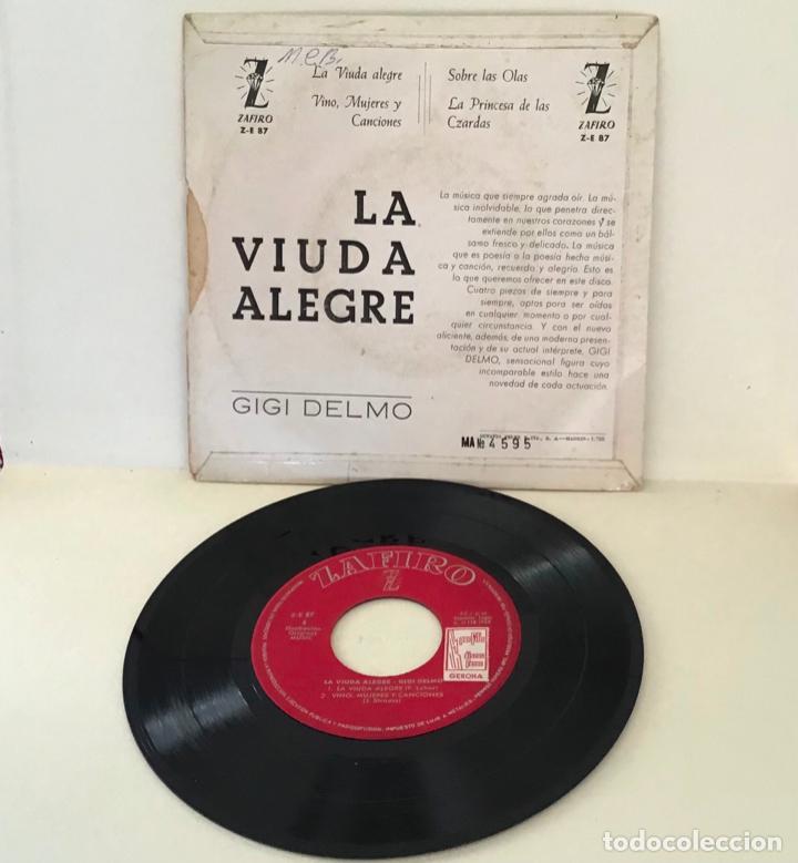 Discos de vinilo: GIGI DELMO, LA VIUDA ALEGRE - Foto 2