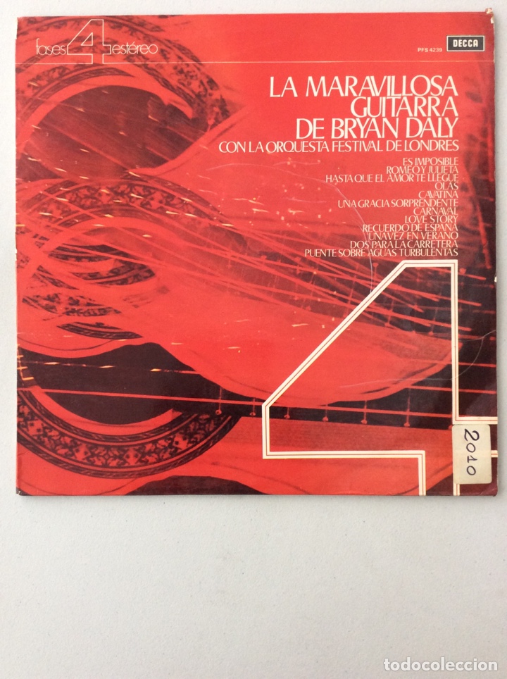 Discos de vinil: La maravillosa guitarra de Bryan Daly. Con la orquesta festival de Londres.