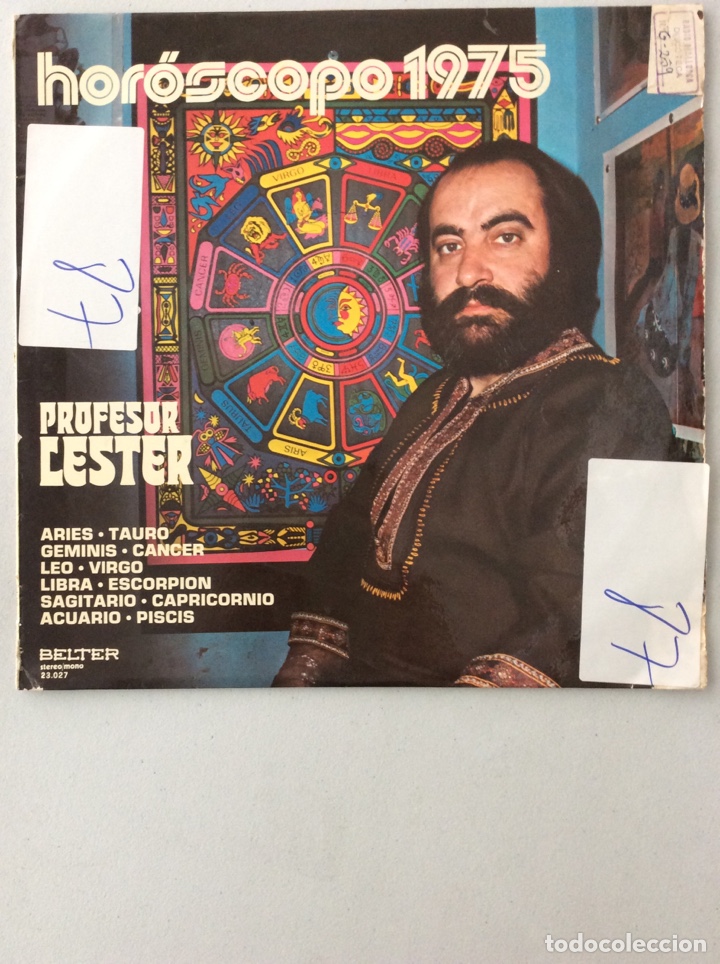 Discos de vinil: Hor&oacute;scopo 1975. Profesor Lester.