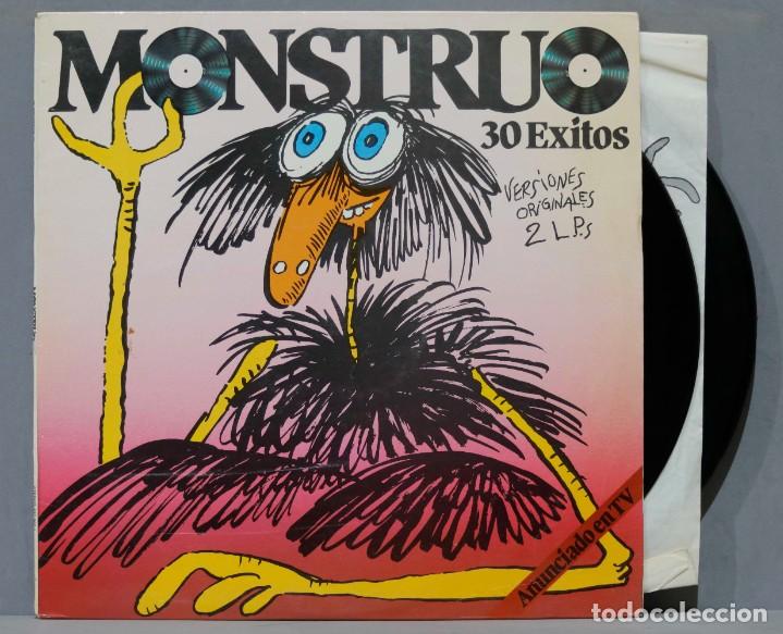 Discos de vinilo: 2 LP. MONSTRUO. 30 EXITOS - Foto 1