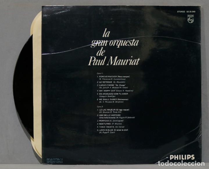 Discos de vinilo: LP. LA GRAN ORQUESTA DE PAUL MAURIAT - Foto 2