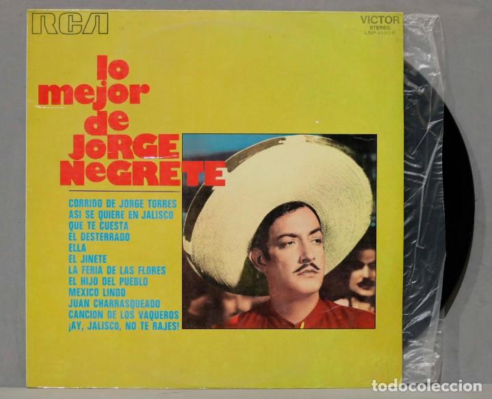 Discos de vinilo: LP. Lo Mejor De Jorge Negrete - Foto 1