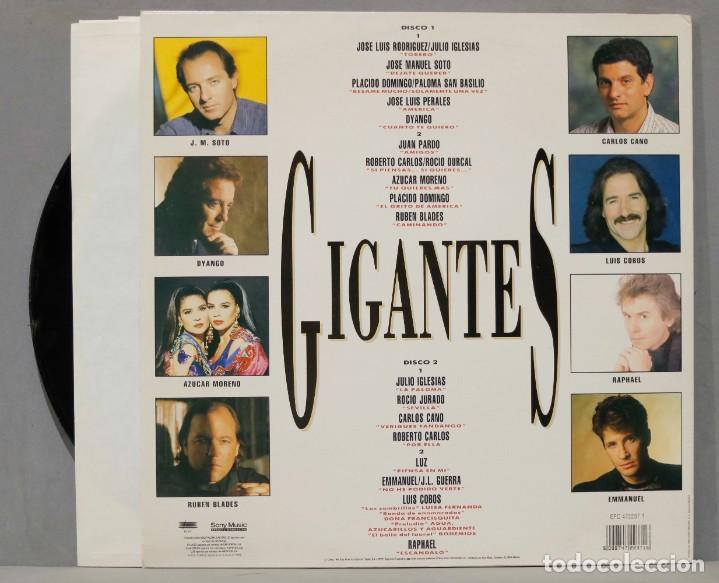 Discos de vinilo: 2 LP. GIGANTES - Foto 2