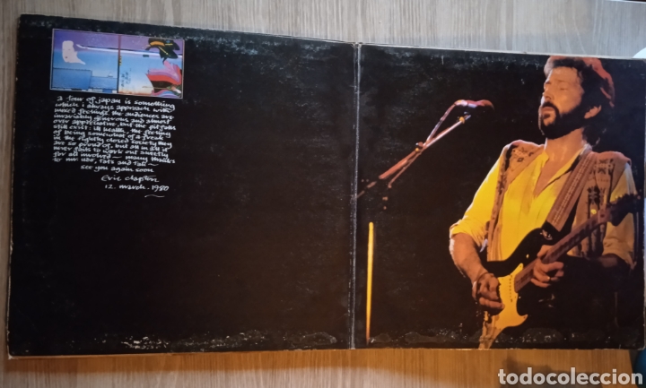 Discos de vinilo: Eric Clapton - (Solo funda, sin discos) Just one night. - Foto 2