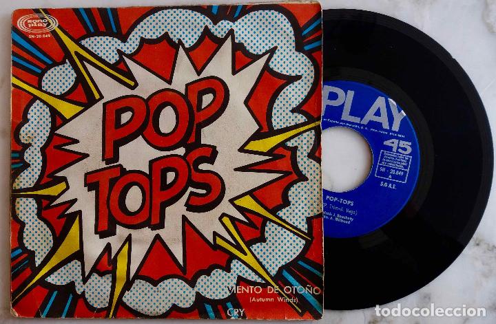 Discos de vinilo: POP TOPS, VIENTO DE OTO&Ntilde;O. SINGLE ORIGINAL ESPA&Ntilde;A - Foto 1