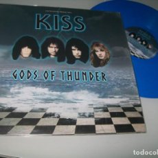 Discos de vinilo: KISS - GODS OF THUNDER - CONCERT SAO PAULO EN 1994 ..LP NUEVO VINILO AZUL - 2017 LIMITADO. Lote 313189773