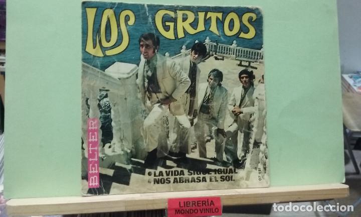 Discos de vinilo: Los gritos. Belter 1968 -- Single - Foto 2
