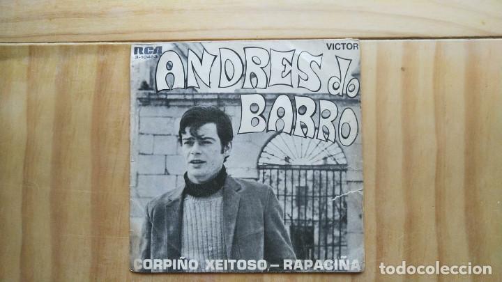 Discos de vinilo: Andr&eacute;s Do Barro &ndash; Corpi&ntilde;o Xeitoso / Rapaci&ntilde;a - Foto 1