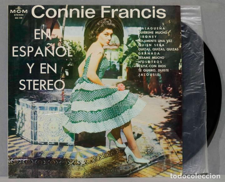 Discos de vinilo: LP. CONNIE FRANCIS EN ESPA&Ntilde;OL Y EN STEREO - Foto 1