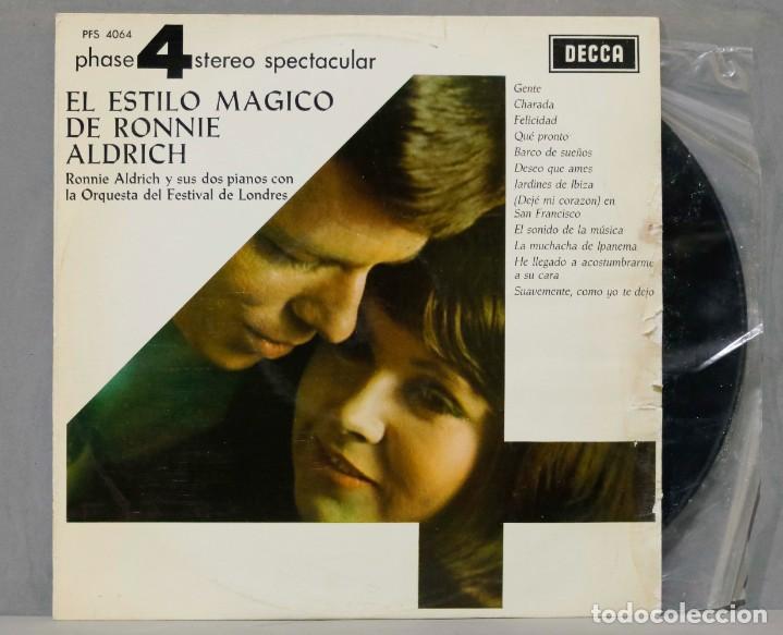 Discos de vinilo: LP. EL ESTILO MAGICO DE RONNIE ALDRICH - Foto 1
