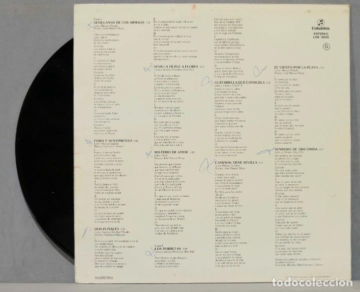 Discos de vinilo: LP. LOS DE LA TROCHA. TRADICIONES DE MI SEVILLA - Foto 2