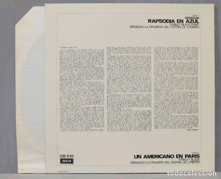 Discos de vinilo: LP. STANLEY BLACK. Rapsodia en azul - Foto 2