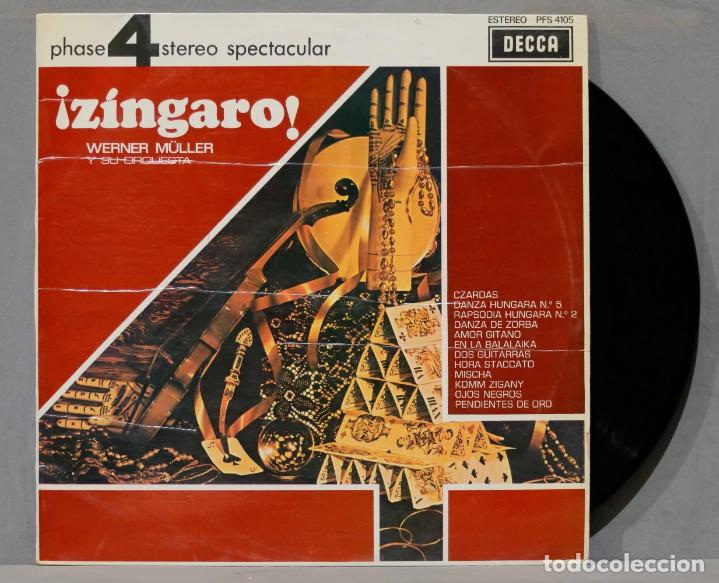 Discos de vinilo: LP. WERNER MULLER Y SU ORQUESTA. &iexcl;Z&Iacute;NGARO! - Foto 1
