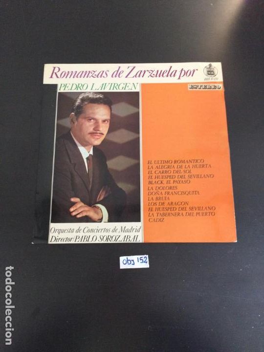 Discos de vinilo: Romanzas De Zarzuela - Foto 1