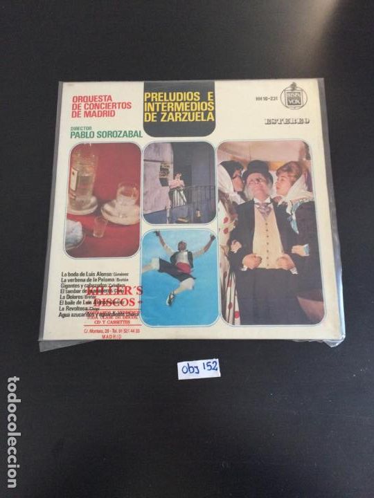 Discos de vinilo: Preludios e intermedios de Zarzuela - Foto 1