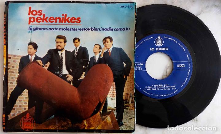 Discos de vinilo: LOS PEKENIKES, LA GITANA + 3 TEMAS. EP ORIGINAL ESPA&Ntilde;A - Foto 1