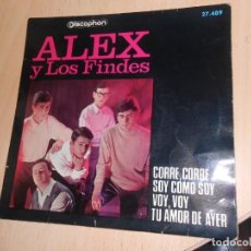 Discos de vinilo: ALEX Y LOS FINDES, EP, CORRE, CORRE + 3, AÑO 1966