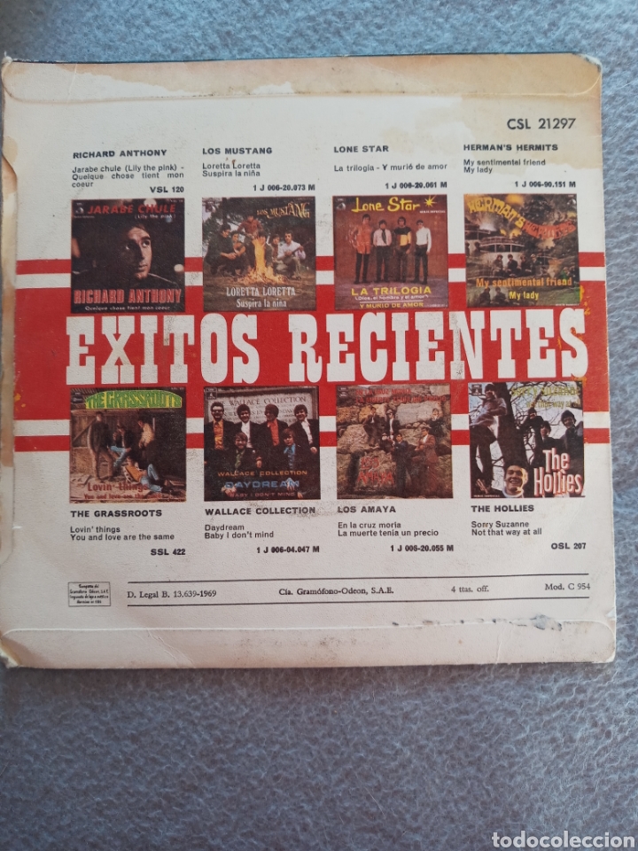 Discos de vinilo: Matt Monro-nacida libre..disco vinilo single - Foto 2