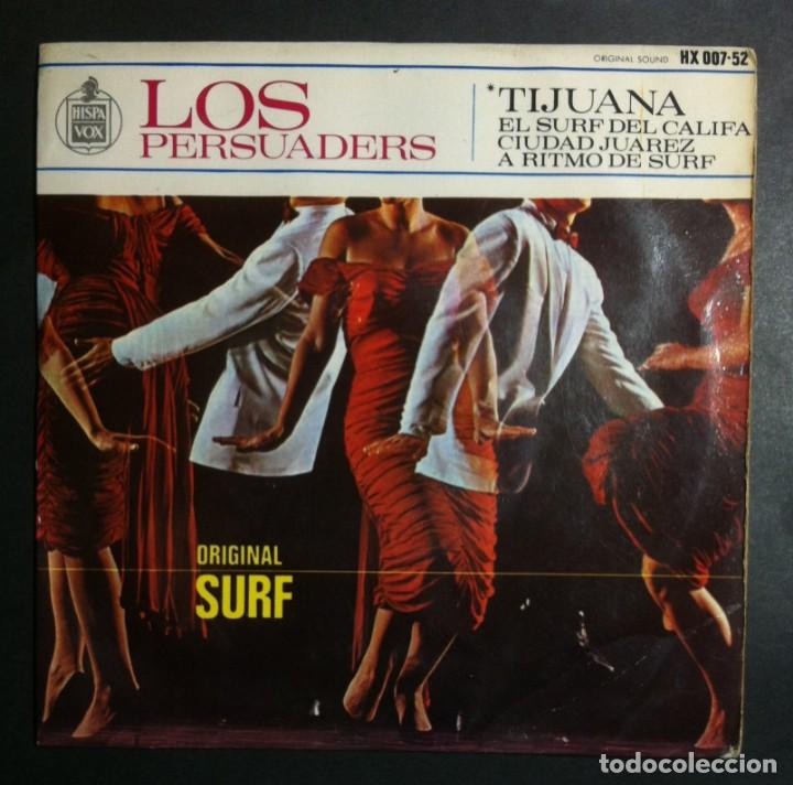 Discos de vinilo: LOS PERSUADERS - Original Surf - EP 1964 - HISPAVOX - Foto 1