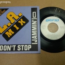 Discos de vinilo: L.A. MIX / DON'T STOP / SINGLE 7 PULGADAS. Lote 313302543
