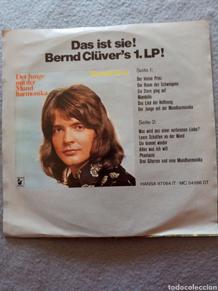 Discos de vinilo: Bernd Cluver..disco vinilo single - Foto 2