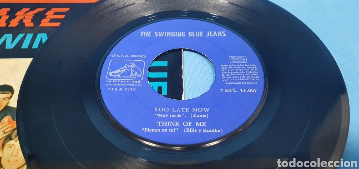 Discos de vinilo: SHAKE - SWINGING BLUE JEANS - 1964 - Foto 4